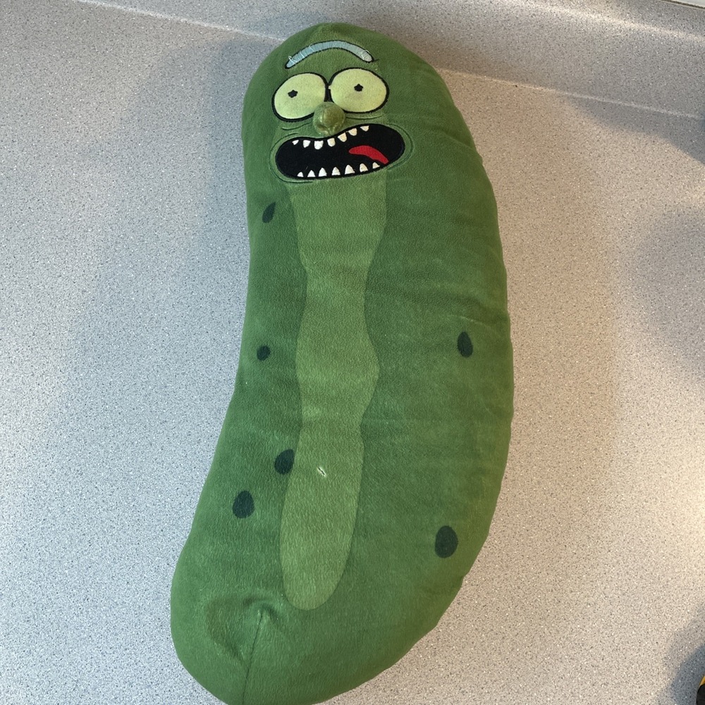 Pickle Rick Plush 21" Stuffed Toy From Rick And Morty Adult Swim
